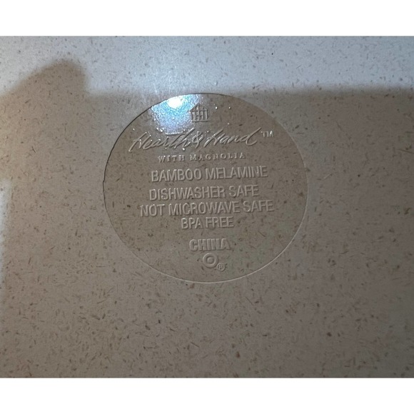 Hearth and Hand with Magnolia Bamboo Melamine Small Tray 10.5" x 6.25" - Picture 4 of 4